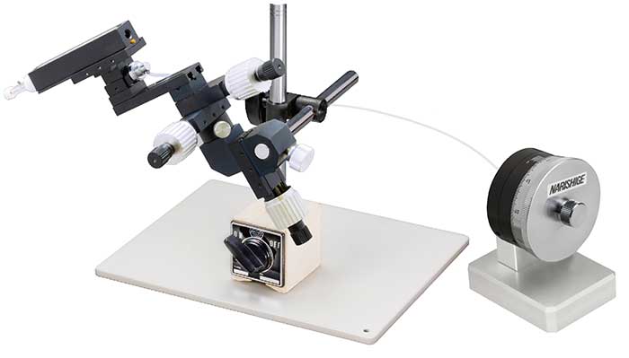 Set-up image of headstage (sold separately), AP-13-3, MHW-4-1, P-11, UMM-3FC, GJ-8 and IP Set-up image of headstage (sold separately), AP-13-3, MHW-4-1, P-11, UMM-3FC, GJ-8 and IP
