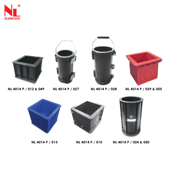 Concrete Cube Mould 100mm/150mm, Plastic